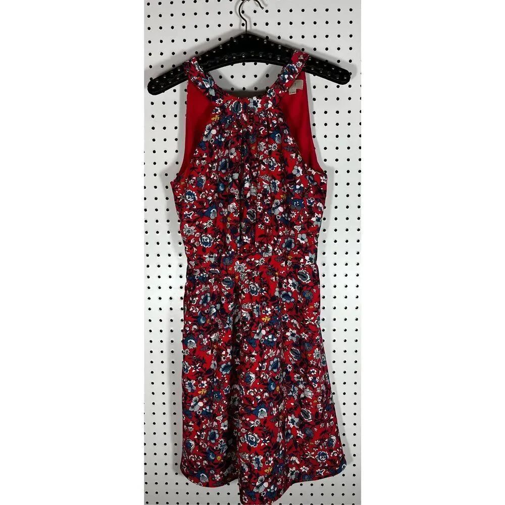 Loft halter neck floral dress size xs